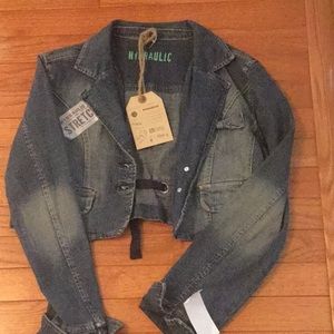 Hydraulic half jean jacket